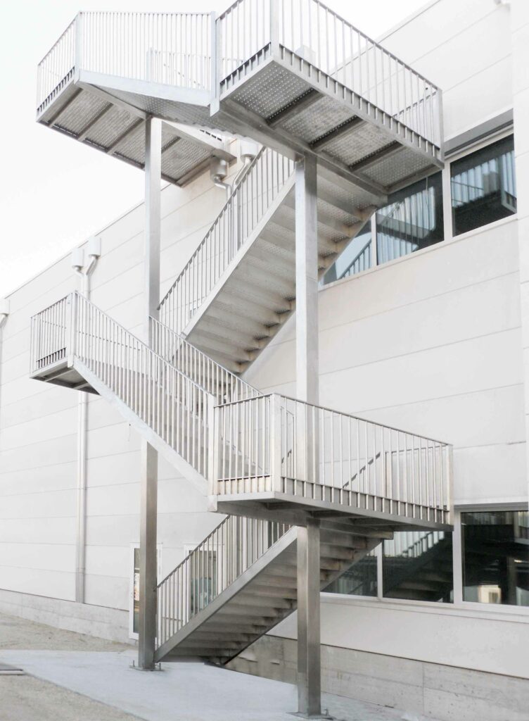 scale autoportanti in acciaio